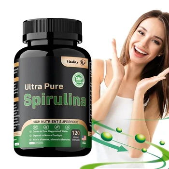 Organic Spirulina Supplement - Detoxification, Nutrition, Immune System , Cardiovascular , Antioxidant
