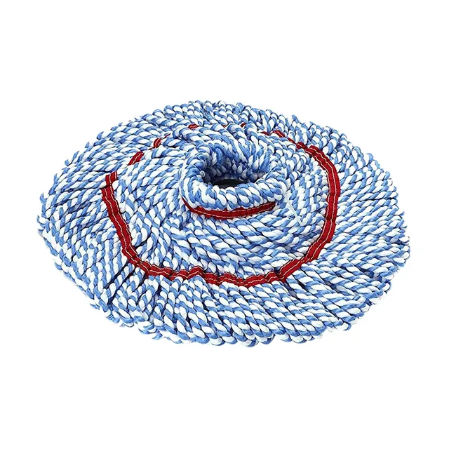 1/3Pcs Rongyos Fej Forgó Pamutpárnák Csere- És Mosási Padlóhoz Forduló Rongytisztító Szerszámok Háztartási Mikroszálas - Image 2