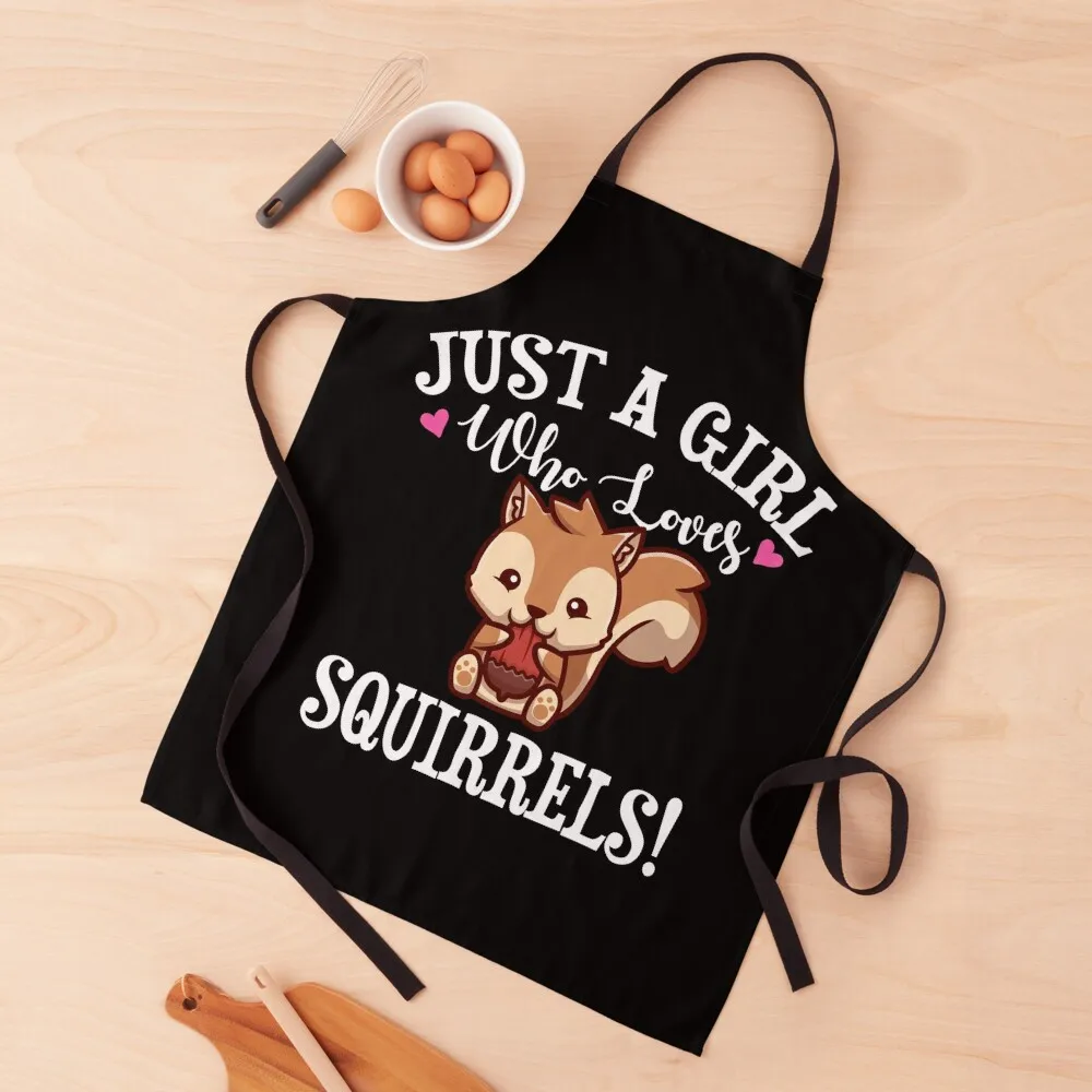 

Squirrel Apron Barber Men gift Apron