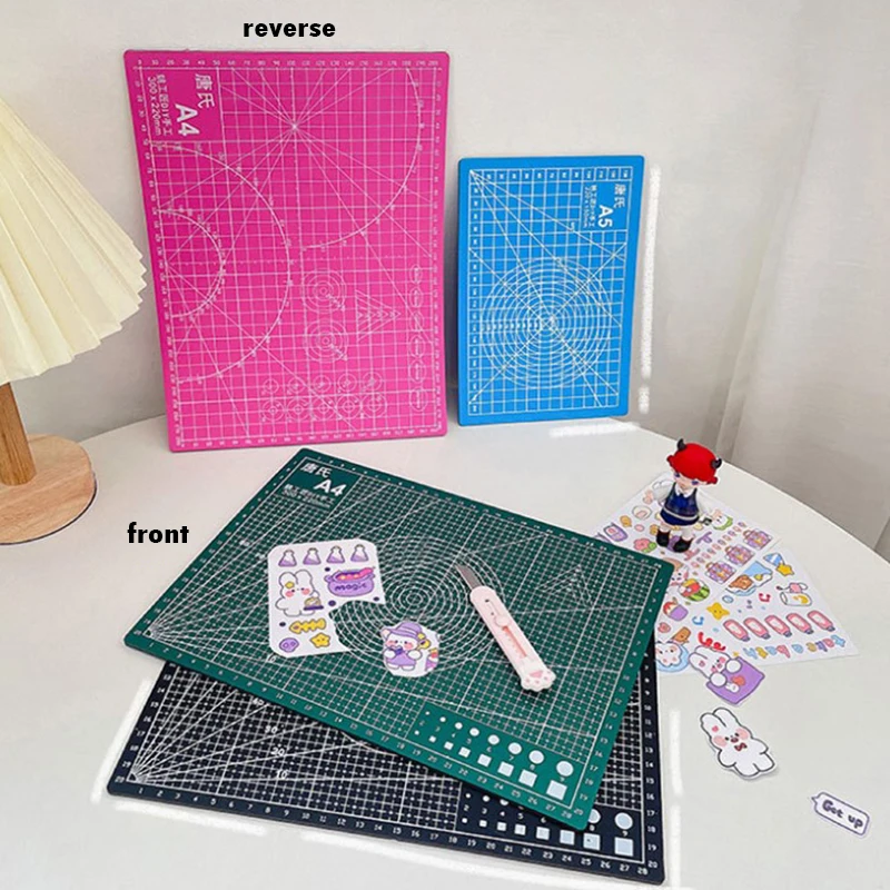 Cutting Mat A3 A4 A5 Pvc Patchwork Cut Pad A3 Patchwork Tools Manual Diy  Tool Cutting Board Double-sided Self-healing Pink Color - Cutting Mats -  AliExpress