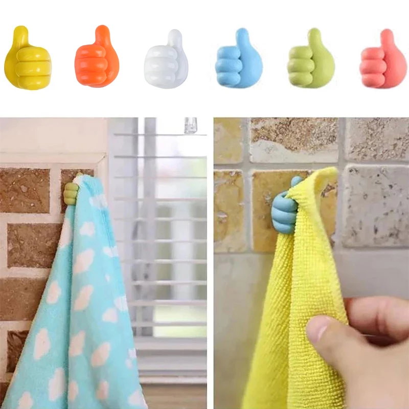 Cable Organizer Self-Adhesive Silicone Thumb Wall Hook Cable Management Wire Desk Organizer 5/10Pcs