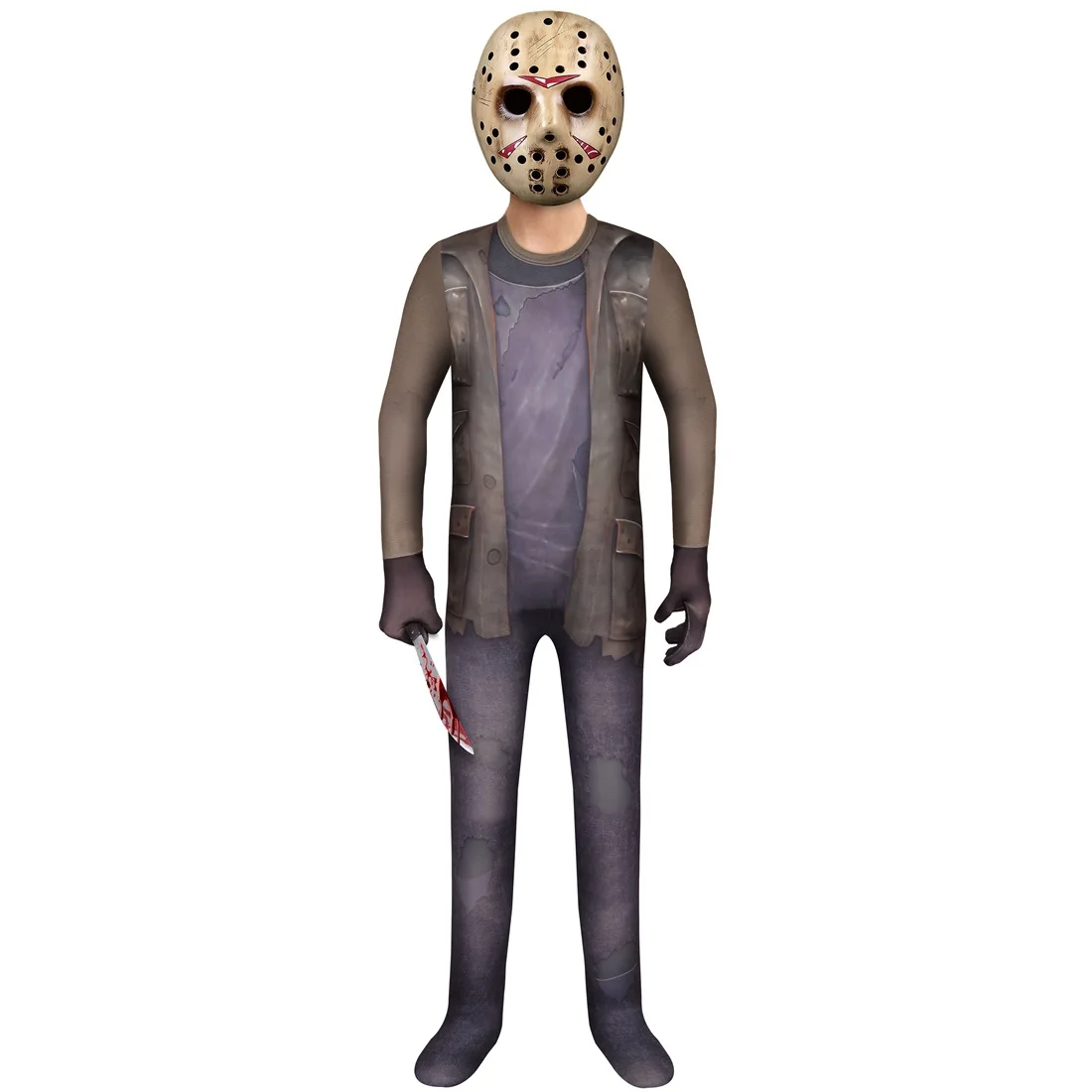 tsunami Sympathiek Gewend 2022 Nieuwe Kids Halloween Kostuums Film Friday The 13th Jason Voorhees  Cosplay Jongens Meisjes Bodysuit Masker Carnaval Party Kleding| | -  AliExpress