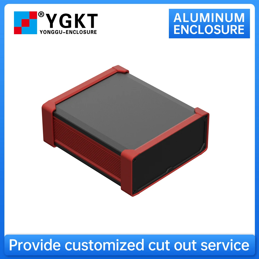Yonggu Data Security Computer Case Sandblasted 2u Inch Rackmount Enclosure Cabinet Aluminum Server Chassis