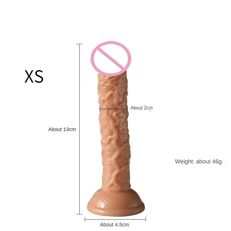Sex Toys Super Soft Lesbian Strapon Big Dildo Realistic Small Fake Penis Dick Anal Plug
