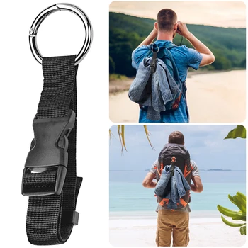 Travel Luggage Fixed Strap with Release Buckle Portable Luggage Strap Anti-Theft Backpack Jackets Gripper for Carry On Bags