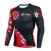 Men's Thermal Underwear For Men Male Thermo Kickboxing Clothes Suits MMA BJJ Tights Set Winter Quick Dry Long Johns Tracksuit 30 2