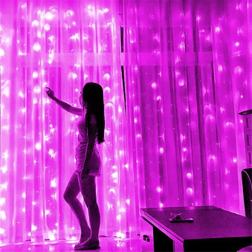 thumbnail image 1 of Guirnalda de luces LED USB de 3, 4 y 6 m para decoración navideña, para bodas, fiestas, Halloween, Navidad, hogar y dormitorio, 1 of 5