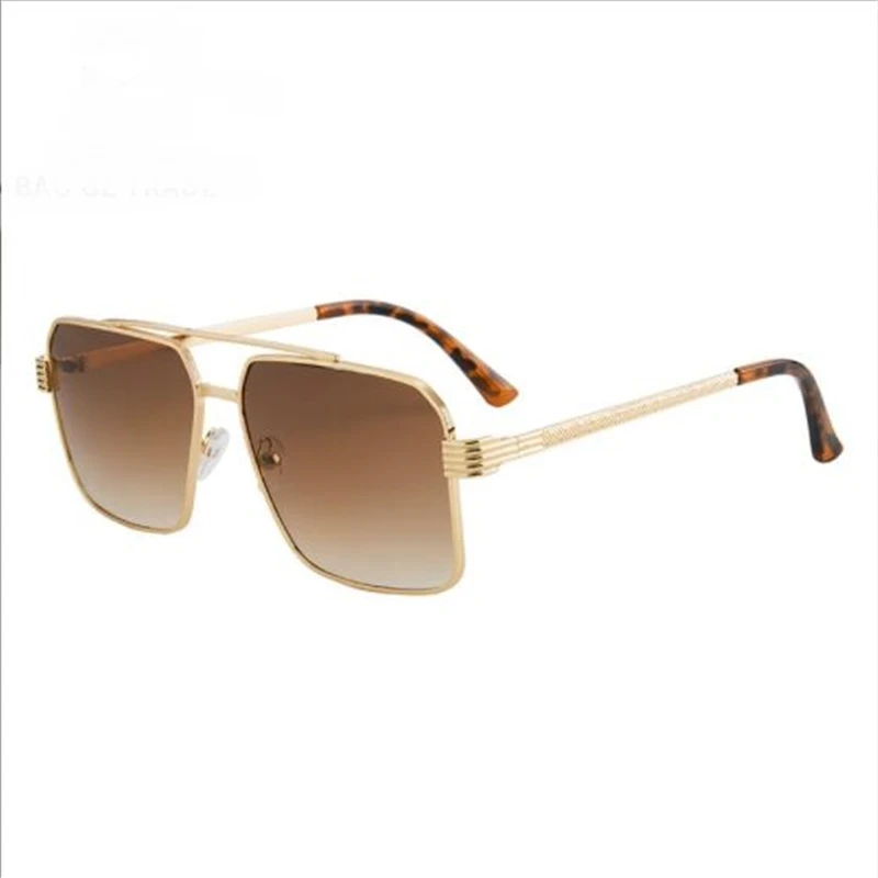 

KAPELUS Alloy square twin beam sunglasses man Outdoor sunshade mirror for ladies 3370 Wholesale luxury glasses
