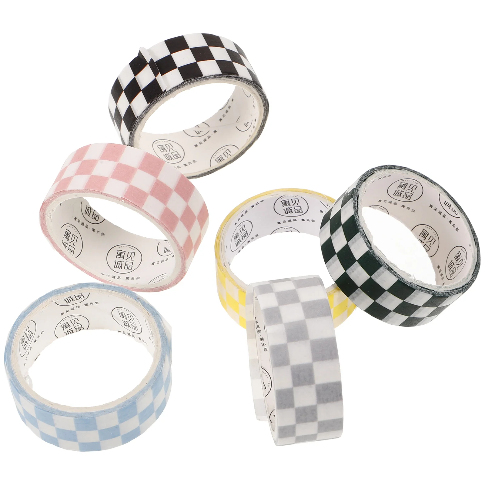 Of Grid Washi Tape Decorative Grid Washi Tape Scrapbooking DIY Colored Checkered Decorative Paper