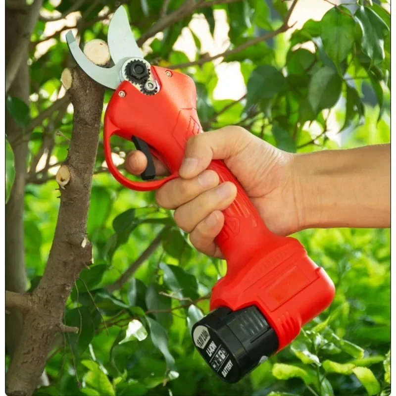 16.8V Cordless Electric Pruning Shears Battery Punner Garden Scissors Bonsai Tree Pruning Branches Cutter Garden Tools 3