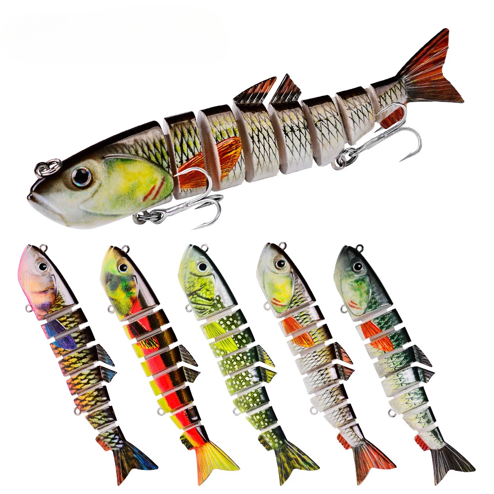 

Jointed Swimbait Wobblers Articulated Fishing Lures 130mm/22g for Bass Pike Crankbait Artificial Plastic Hard Lure Tackle