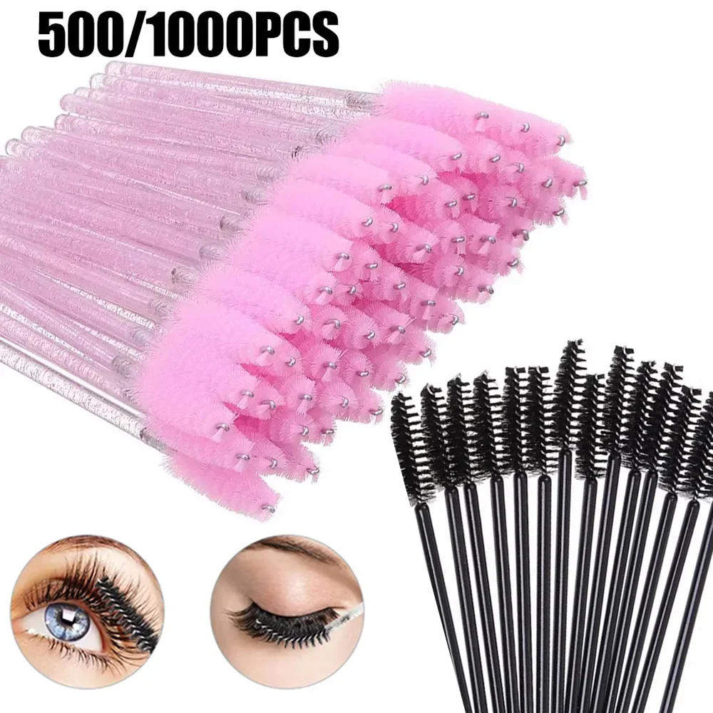 500PCS Eyelashes Brushes Wholesaler Disposable Lip Brush Set For Eyelash Extension Mascara Eyebrow Wands Applicator Makeup Tool