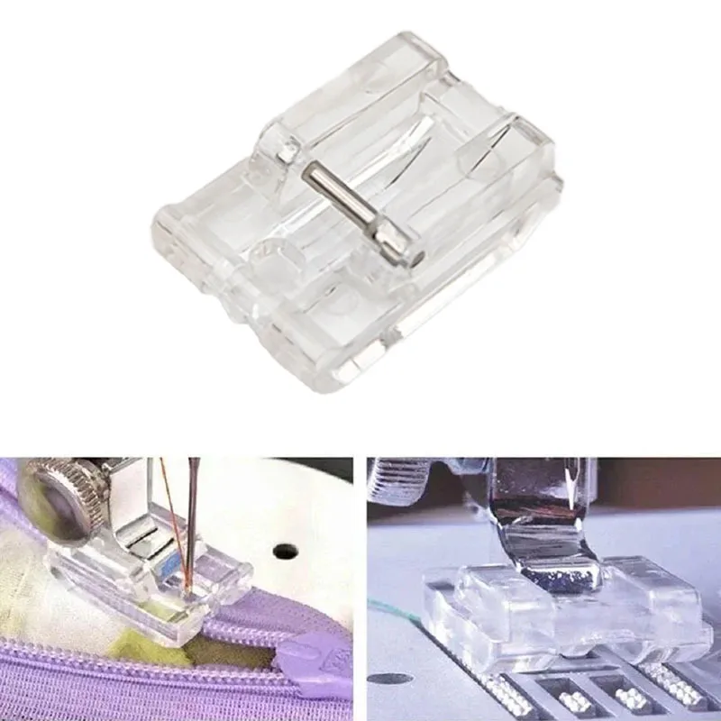 Jopto 3 Piedino stretto a clip per cerniere, durevole, per macchine da cucire Singer, Brother, Babylock, Janome, Kenmore, White, Juki, New Home, Simplicity, Elna, Janome, Bernina