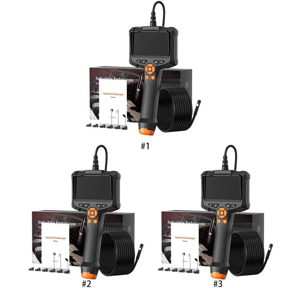 4.3인치 IPS 스크린을 갖춘 산업용 내시경 카메라 휴대용 자동차 테스터 자동차 검사용 Type-C 충전식 HD1080P 내시경