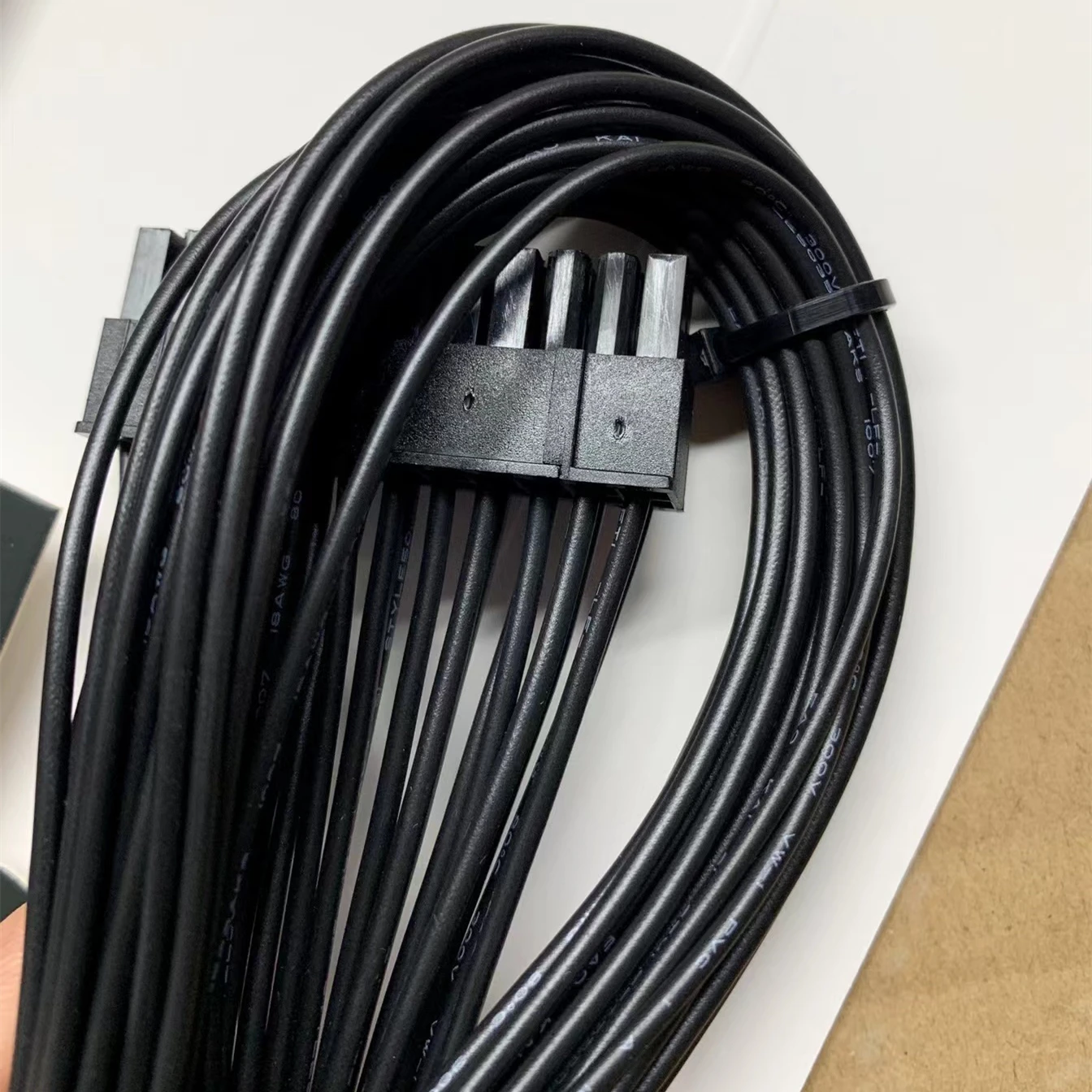 para 24pin 20 Mais Cabo de Alimentação Plana para Coolermaster 4pin Mwe v2 Ouro Totalmente Modular 550w 650w 750w 850w 1050w 1250w 10pin Mais 18pin - Imagem 4