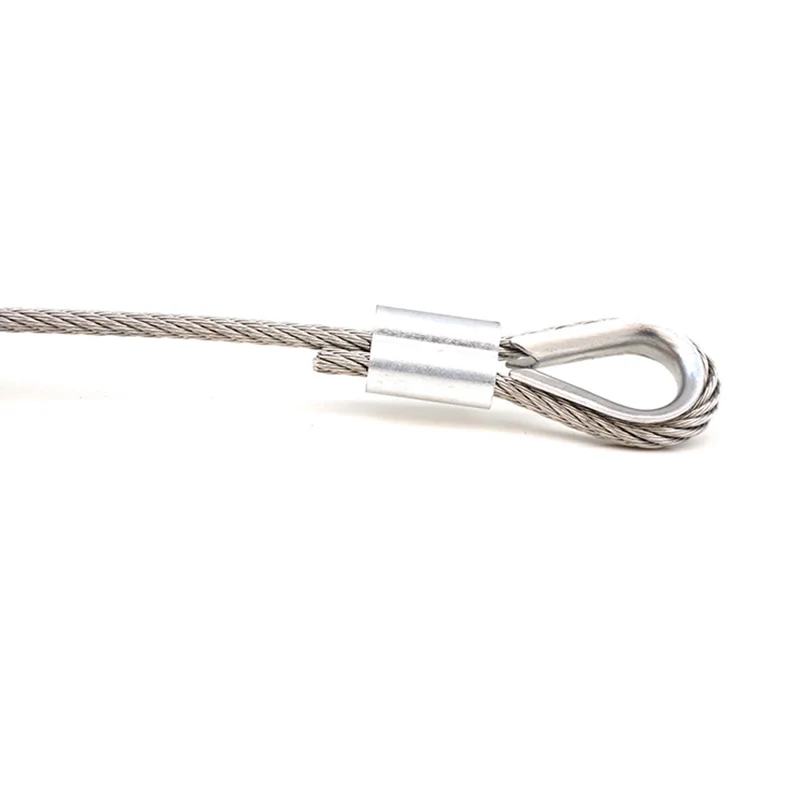 1/2/10/20/50Pc Wirerope Suppress Fixed Sleeve Connecting Aluminum Sleeve Oval Aluminum Clip Head Lock Circular Joint