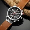 CURREN Brand Watch Men Leather Sports Watches Men's Army Military Quartz Wristwatch Chronograph Male Clock Relogio Masculino 6