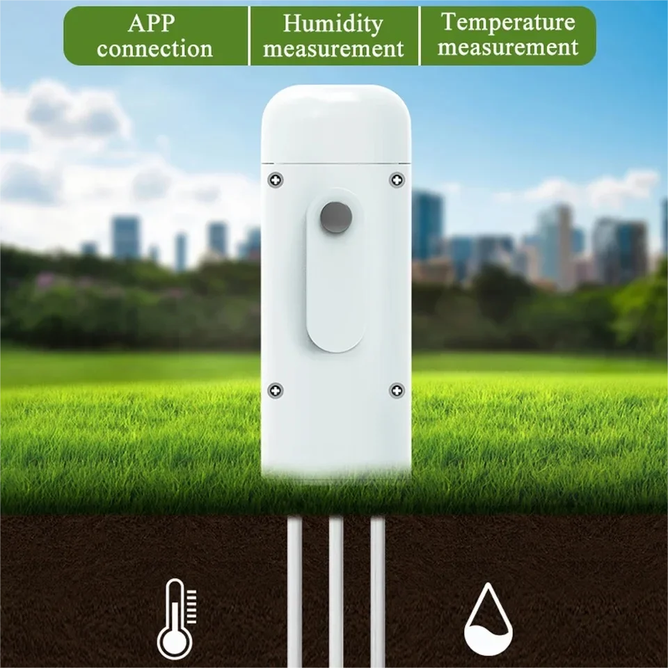 Tuya Zigbee Soil Moisture Meter Temperature Humidity Tester 1/2/3PCS for Garden Planting