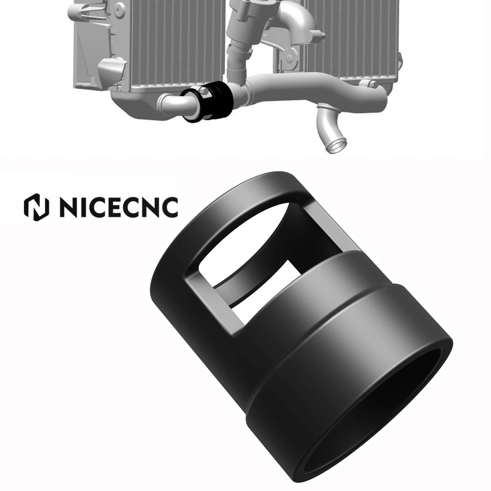 Nicecncラジエーターホース,ktm exc tpi excf 6日間,125 150 250 350
