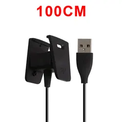 Universal USB Charger with Chip Protection and Replacement Cradle Dock - Fitbit Charge 2 (100cm)