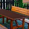 Non-slip Waterproof Oil-Proof Picnic BBQ Table Mat Outdoor Camping Traveling PU Leather Table Pads Foldable Washable Placemat 5