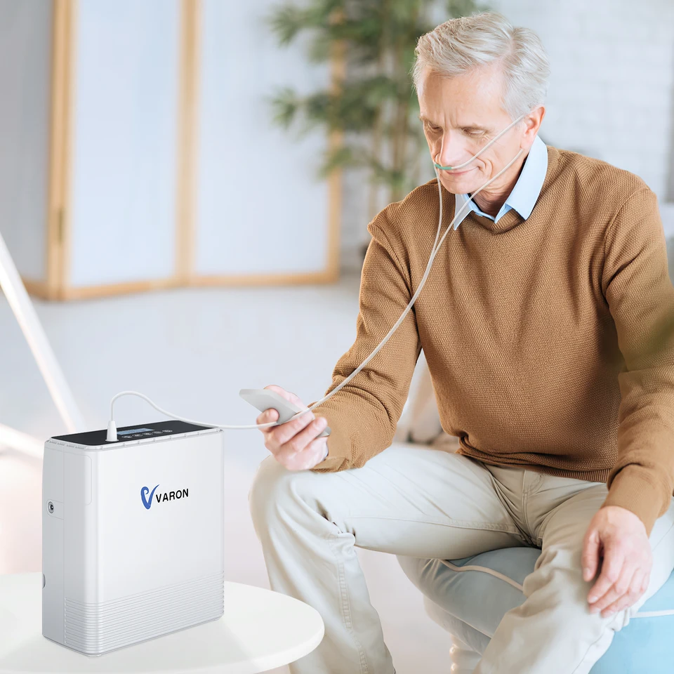 VARON Continuous Flow Oxygen Concentrator for Homecare