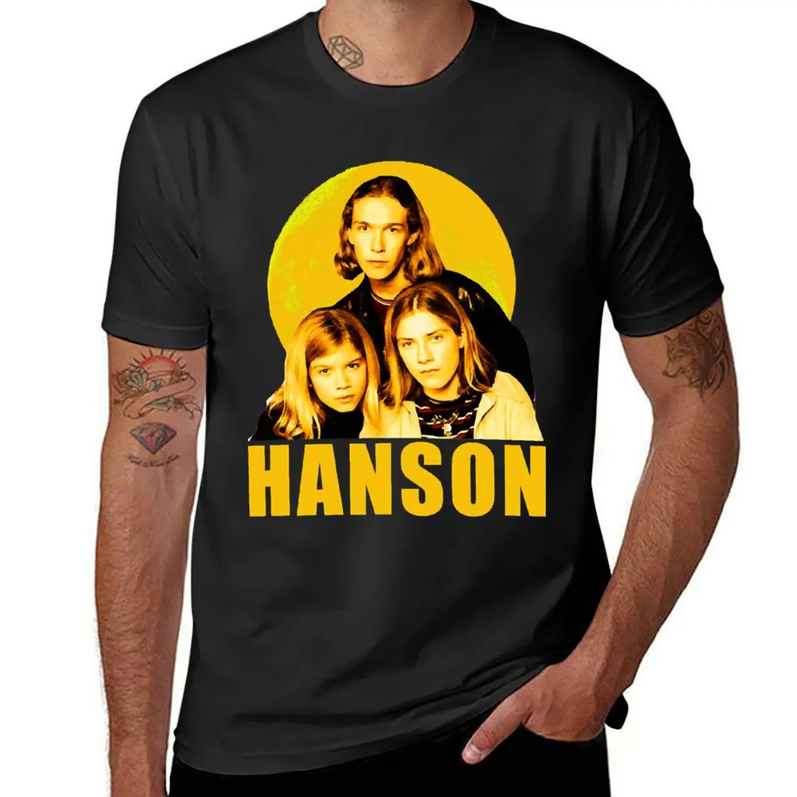 Hanson Essential T-Shirt blacks blanks summer tops Men's t-shirts