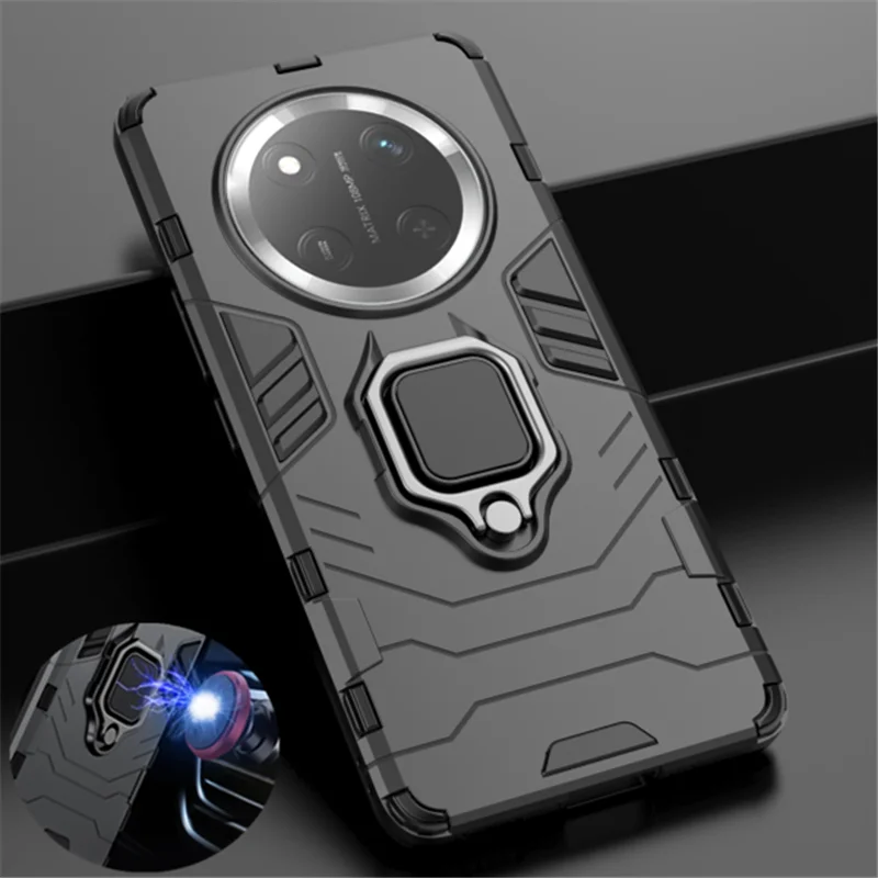 Enhanced Shockproof Armor Case with Magnetic Holder Ring
