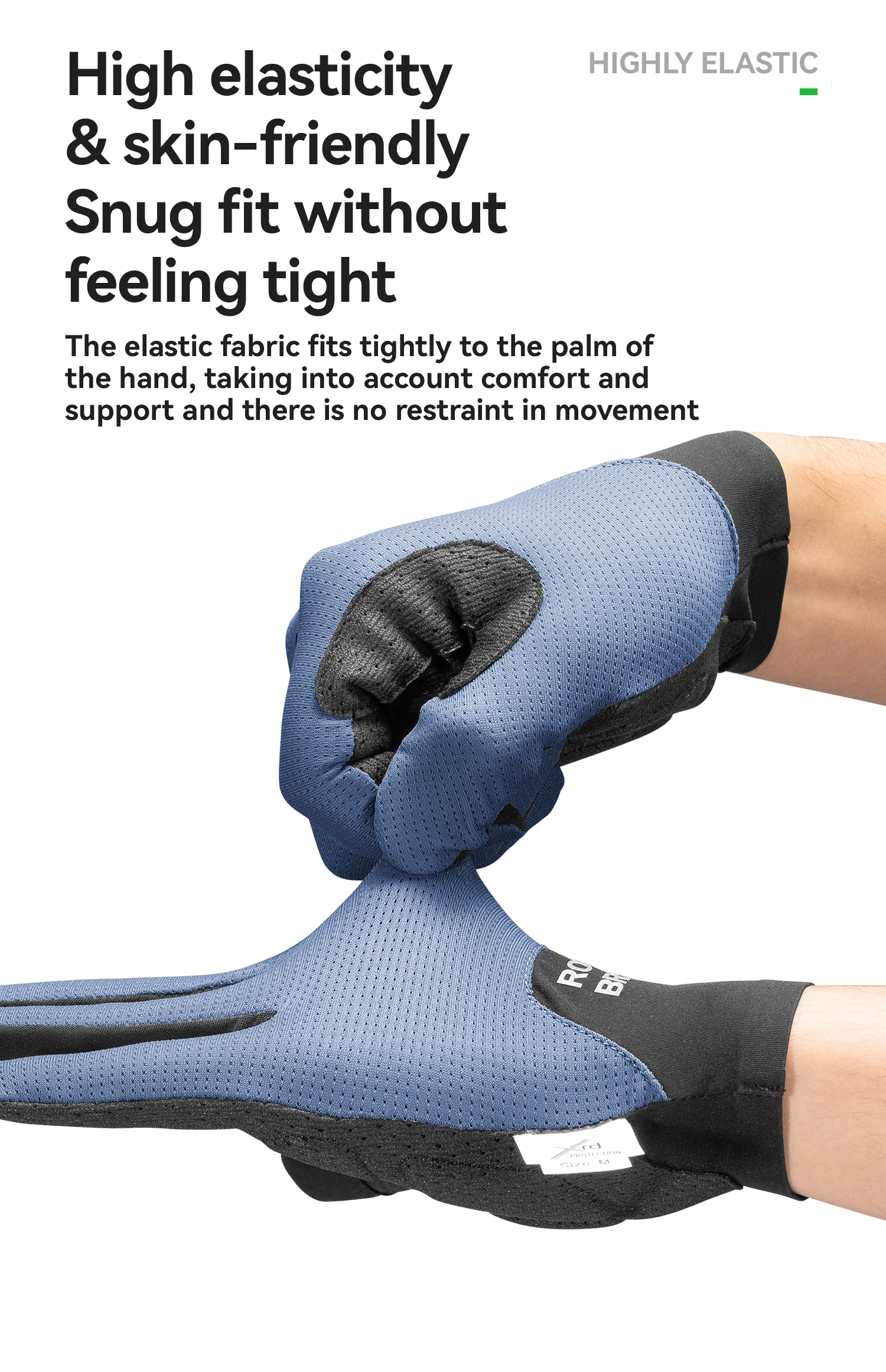ROCKBROS Fahrradhandschuhe Vollfinger-Touchscreen Männer Frauen Frühling Herbst Fahrradhandschuhe Dämpfung Atmungsaktive Handschuhe Motorrad – Detail 8