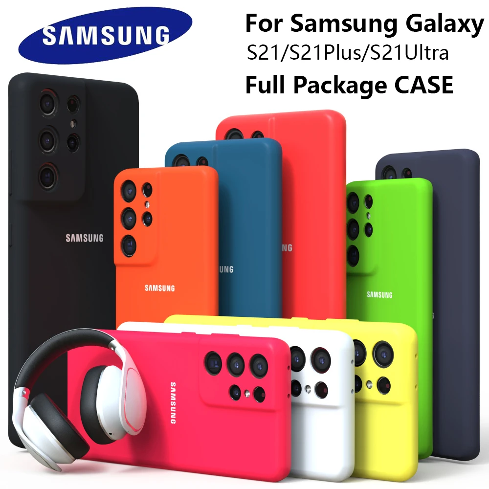 Samsung Galaxy S21 S21 Plus S21 Ultra S21FE Case Silky Silicone Cover Soft-Touch Back Protective Housing For S30 S30 + S30 Ultra galaxy s22 ultra wallet case