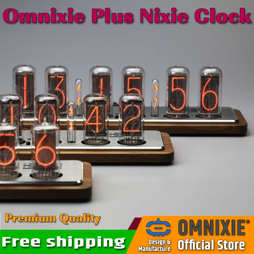 Omnixie Plus Nixie Tube Clock In-18/z566m/zm1040/zm1052
