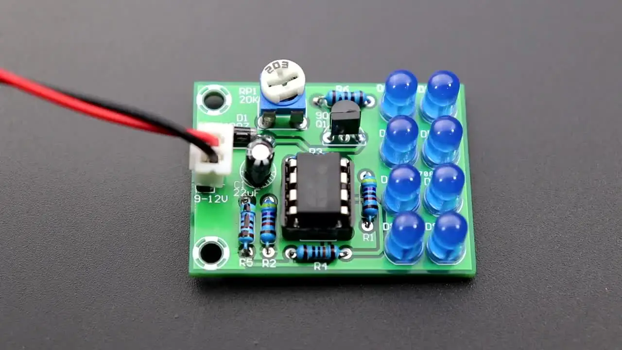 Kit De Soudure LED LM358 - 2 Pièces, Lumières Clignotantes Respirantes, Projet Électronique Pour Débutants
