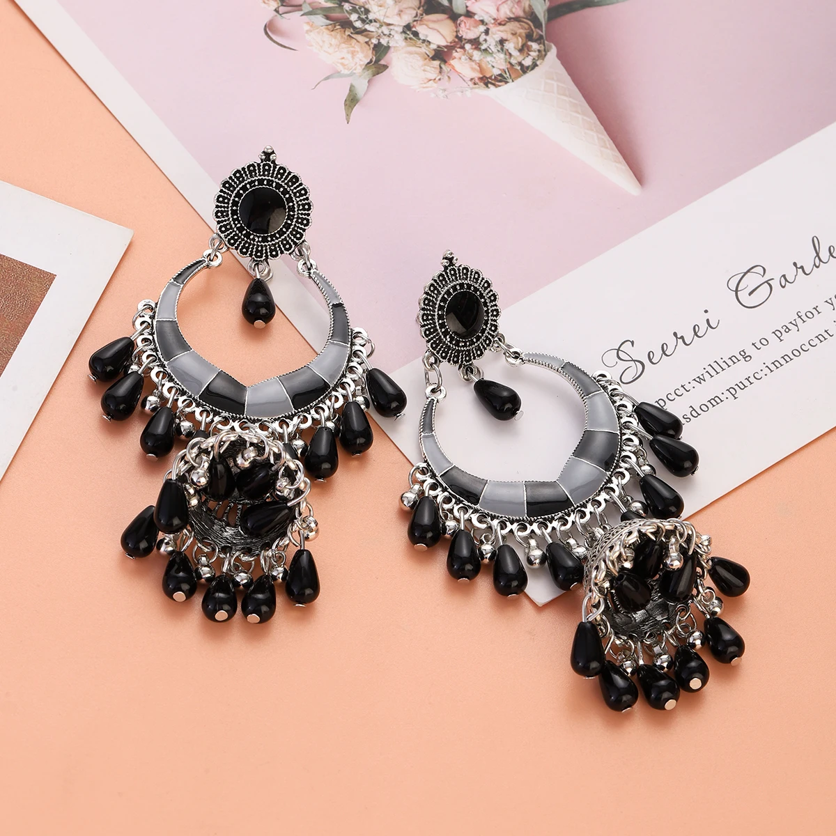 Bohemia Brincos Grandes para Meninas, Bohemia Jóias, Brincos Indianos,  Pingente Colorido de Óleo Africano Kundan Drop, Moda Festa - AliExpress, image size:1200x1200