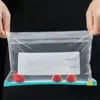 10-60PCS Reusable Food Bags Refrigerator Transparent Sealed Zip Storage Bag Kitchen Fresh Zipper Bag Plastic Sealing Containers 6