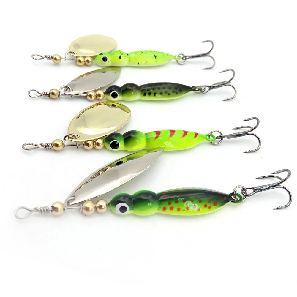 2pcs Spinner Baits Fishing Spinners Spinner Bait 15g 9cm Wobblers