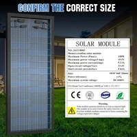 Panneaux solaires RVPOZWER 400W/200W/100W 12V double face monocristallins à haute efficacité 25,5% avec cellules 18BB pour toiture résidentielle 3