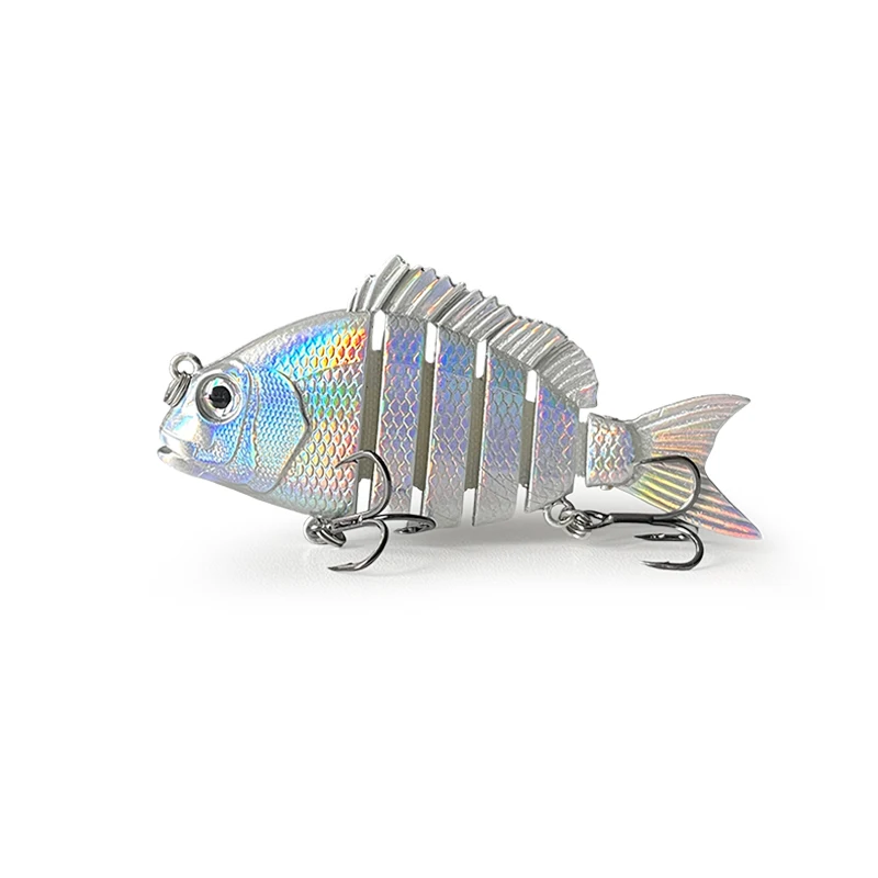 80 mm Angelköder Jointbait Swimbait Köder zum Angeln Hechtköder Angelgerät Predator Angelhaken Schwimmender Köder Sinkend – Detail 8