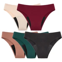 Menstrual Panties Women Abundant Flow Menstrual Period Panties High Waist Menstrual Cycle Absorbent Underwear Leak Proof Panties