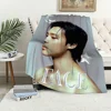 Blanket Flannel singer warm comfort  soft plush blanket for J-Jimin sofa idol living room Kpop office bedroom travel gift 6