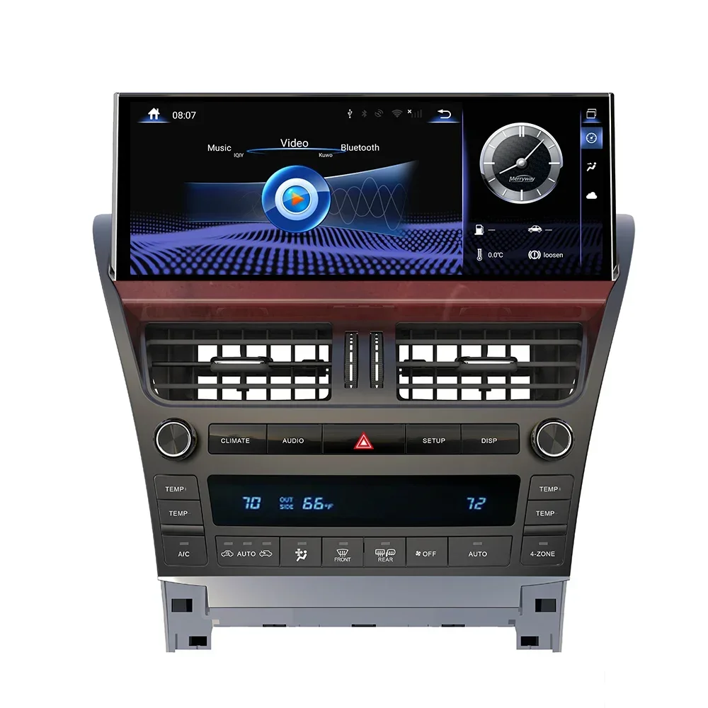 

ZWNAV 12.3" For lexus LS460 LS600 2006-2012 Car GPS Navigation carplay car radio Android 12 Car Head Unit Multimedia Player 4G