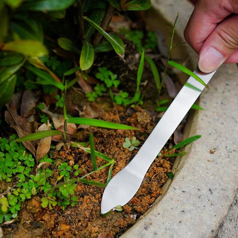 Bonsai Rake Stainless Steel Rake Root Rake Stainless Steel Root Rake 3-Prong Loosen Soil Bonsai Tree Tools with Ergonomic Handle 3