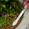 Bonsai Rake Stainless Steel Rake Root Rake Stainless Steel Root Rake 3-Prong Loosen Soil Bonsai Tree Tools with Ergonomic Handle 3