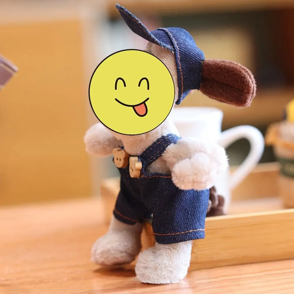 Trendy Mini Overall Jean Cute Clothing All-match Children Birthday Gift Toy for 14cm Wallace Gromit Dog