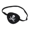1pc Pirate Single Eye Mask Pirate Skull Crossbone Eye Cover Children Kids Eye Patch EVA Eye Mask For Lazy Eye (Black) 1
