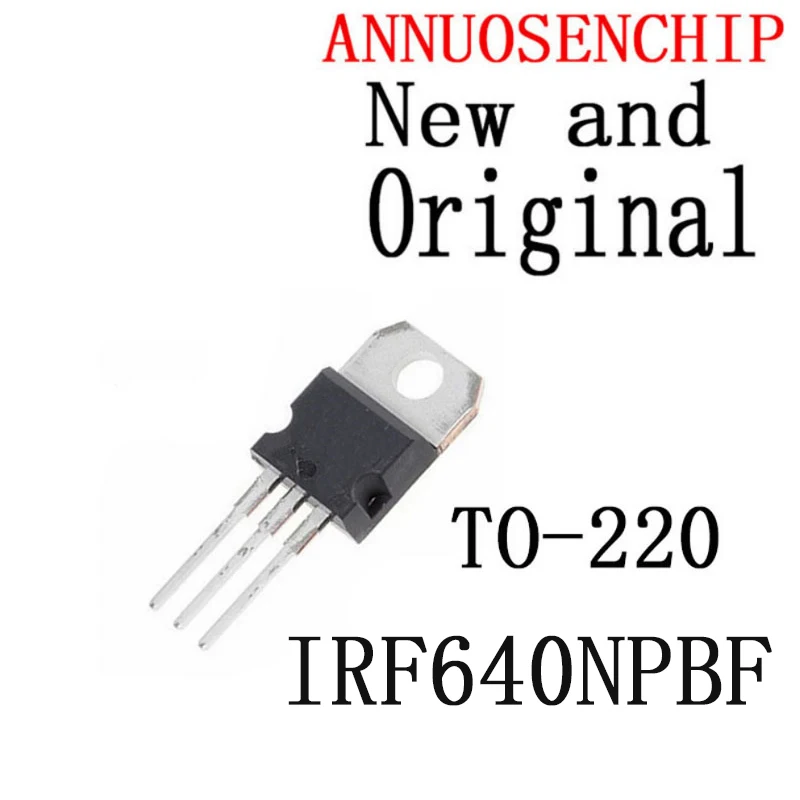 

10 шт. Новый и оригинальный МОП-транзистор TO220 IRF640N TO-220 IRF640 Power MOSFET IRF640NPBF