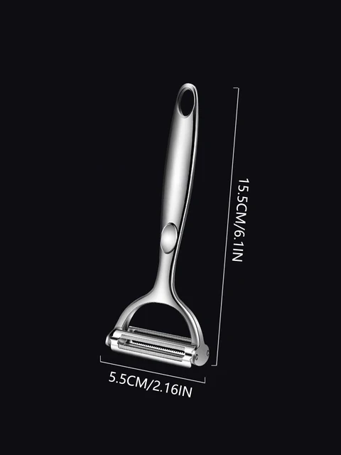Kitchen Vegetable Peeler Stainless Steel Melon Planer Double-Head Peeler Household Multiple-Function Fruit And Vegetable Peeler 6