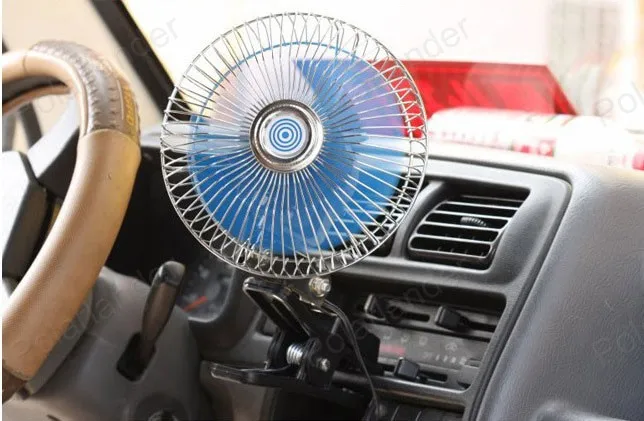 Mini ventilador de oscilação elétrico do carro