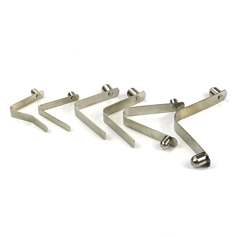 

10Pcs Steel Kayak Paddle Tent Pole Push Button Spring Clip Tube single/double pin 5/6/7/8/9mm