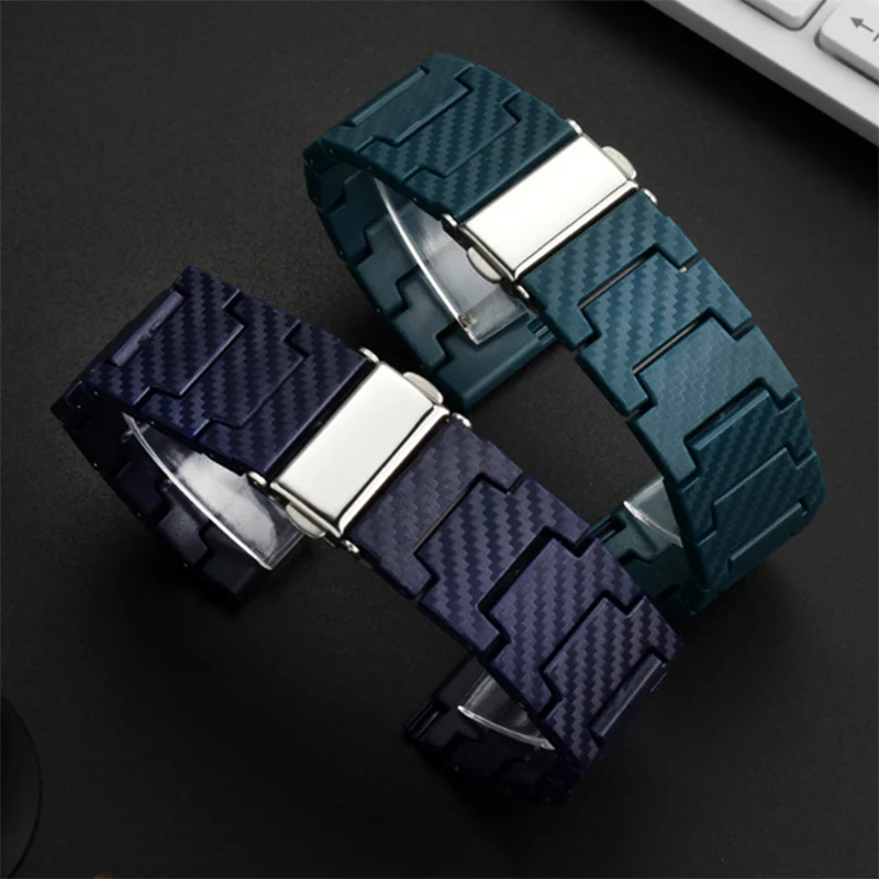 

Ремешок из углеродного волокна для Samsung Galaxy 4 6 Classic 5 Pro/Active 2 40/44 мм Gear S3, браслет для Huawei watch GT/2e/3/Pro, 20 22 мм