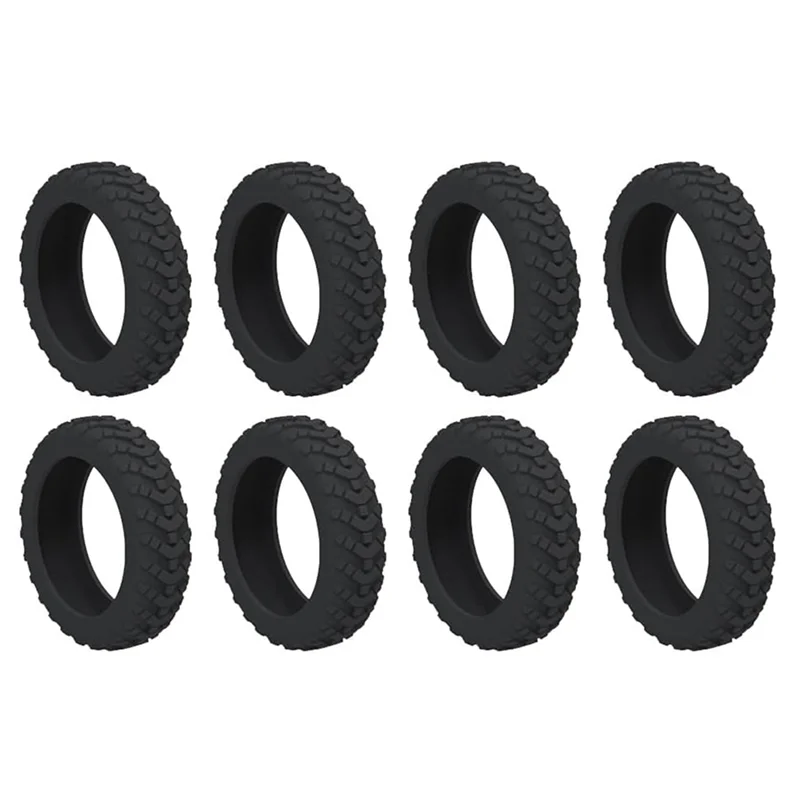 Luggage Wheel Cover Trolley Box Caster Cover Swivel Wheel Silent Noise Reduction Suitcase Caster Protective Black 1Set